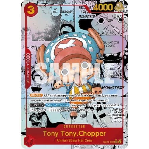 Tony Tony.Chopper (Alternate Art) (Manga) EB01-006 SR Extra