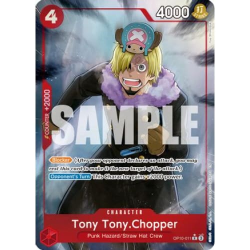 Tony Tony.Chopper (Alternate Art) OP10-011 R Premium