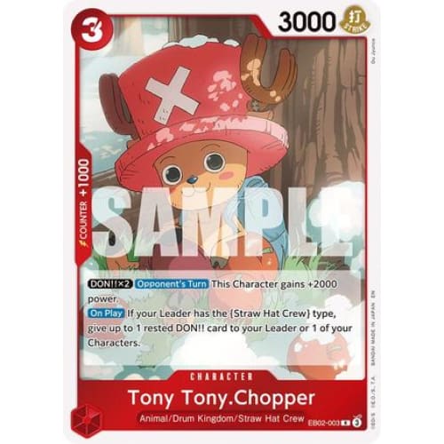 Tony Tony.Chopper EB02-003 R Extra Booster: Anime 25th