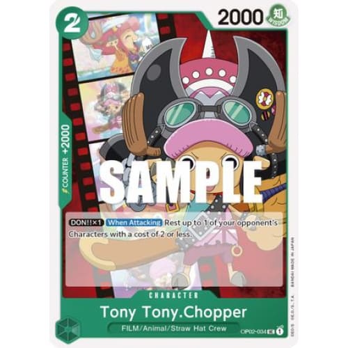 Tony Tony.Chopper OP02-034 UC Paramount War - Single