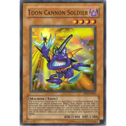 Toon Cannon Soldier (TP6-EN001) Ultra Rare Unlimited