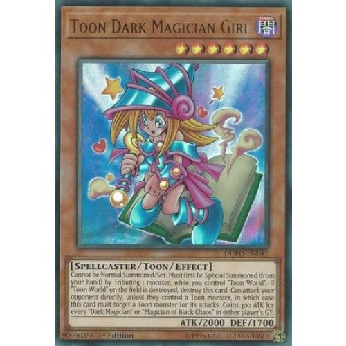 Toon Dark Magician Girl (DUPO-EN041) Ultra Rare 1st Edition
