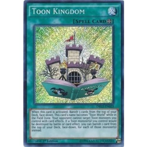 Toon Kingdom (DRL2-EN023) Secret Rare 1st Edition - Single