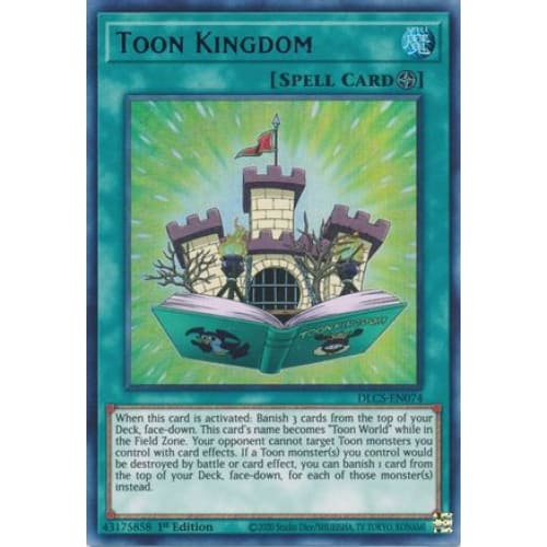 Toon Kingdom (Purple) (DLCS-EN074) Ultra Rare 1st Edition
