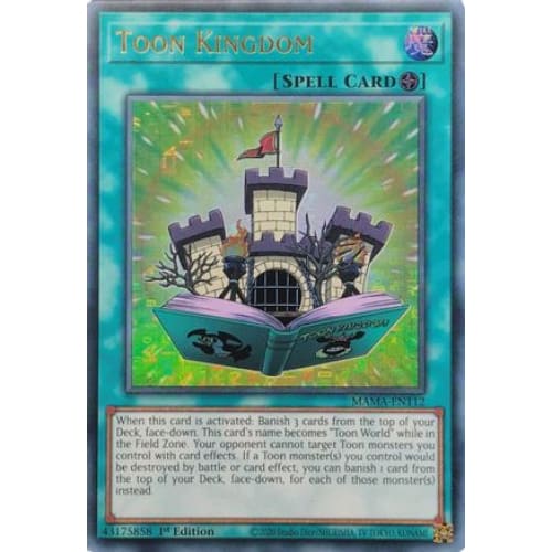Toon Kingdom (Ultra Pharaoh’s Rare) - MAMA-EN112 Ultra Rare