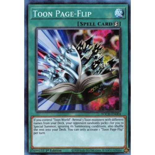 Toon Page-Flip (CR) (TOCH-EN004) Collector’s Rare 1st