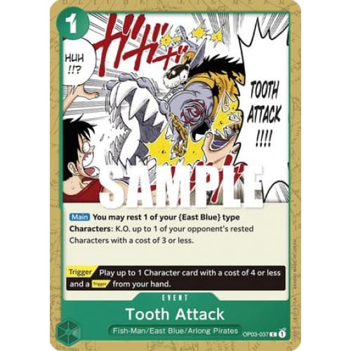 Tooth Attack OP03-037 C Pillars of Strength - Single