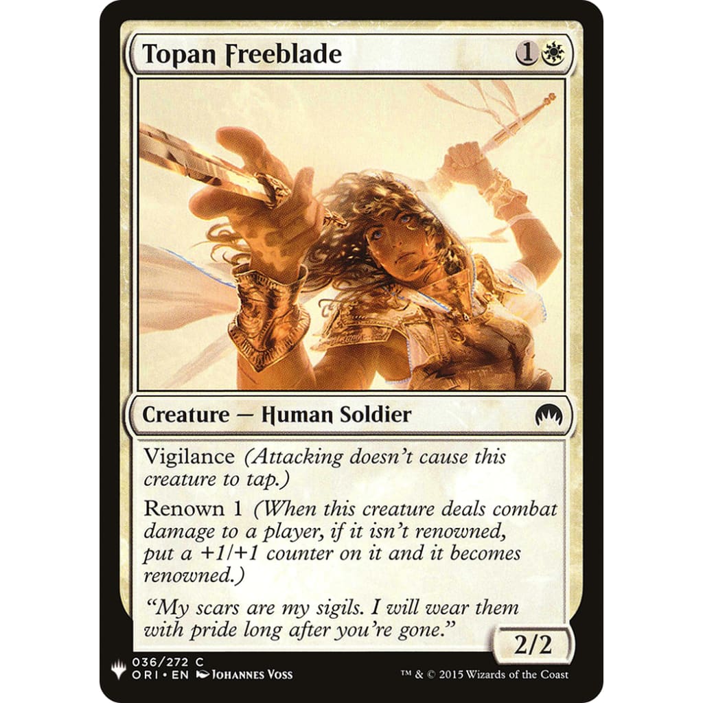 Topan Freeblade (PLST-ORI-36) - Single