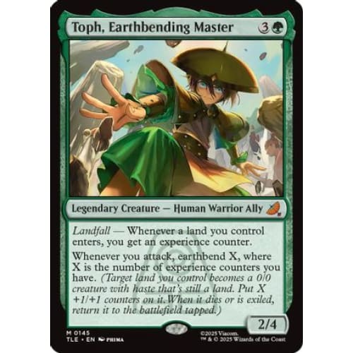 Toph Earthbending Master (TLE-145) Foil - Single