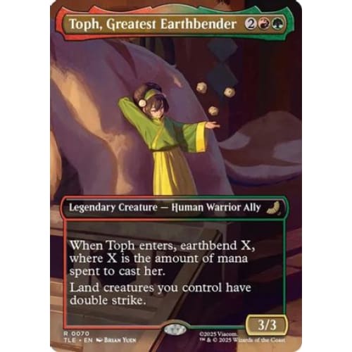 Toph Greatest Earthbender (Borderless) (TLE-070) - Single