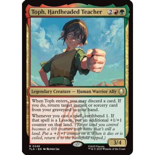 Toph Hardheaded Teacher (TLA-246) Foil - Single