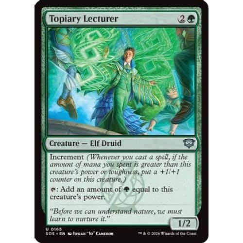 Topiary Lecturer (SOS-165) - Single