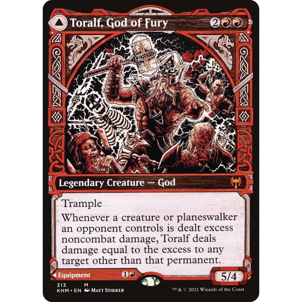 Toralf God of Fury // Toralf’s Hammer (KHM-313): (Showcase)