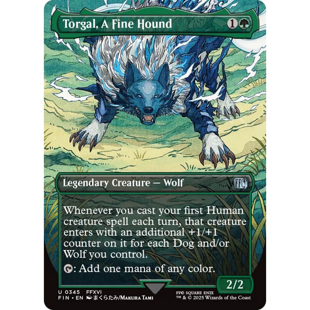 Torgal A Fine Hound (FIN-345) (Borderless) Foil - Single
