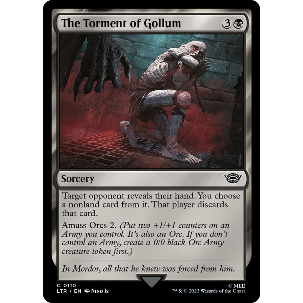The Torment of Gollum (LTR-110) Foil - Single