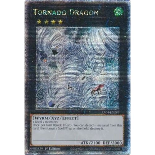 Tornado Dragon (Quarter Century Secret Rare) - RA04-EN289