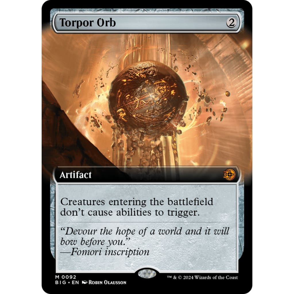 Torpor Orb (BIG-092): (Extended Art) - Single