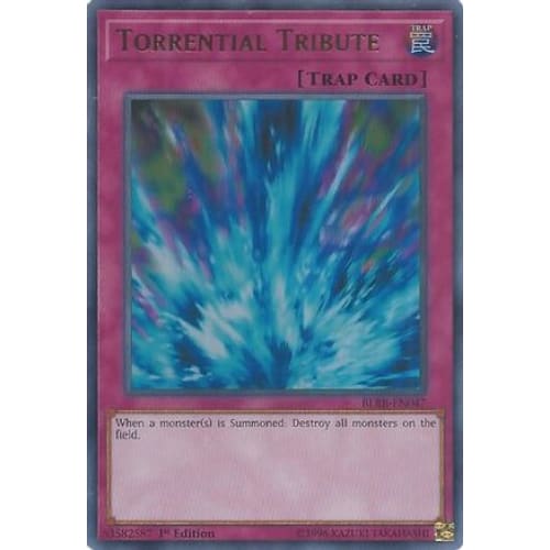 Torrential Tribute (BLRR-EN047) Ultra Rare 1st Edition