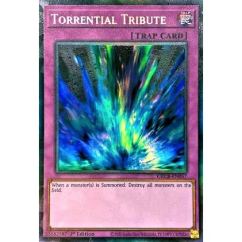 Torrential Tribute (CR) (GRCR-EN057) Collector’s Rare 1st