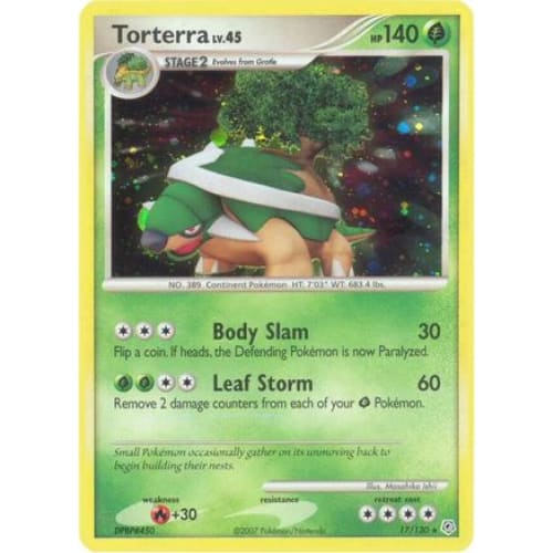 Torterra (017/130) Holo Rare Holofoil - Single