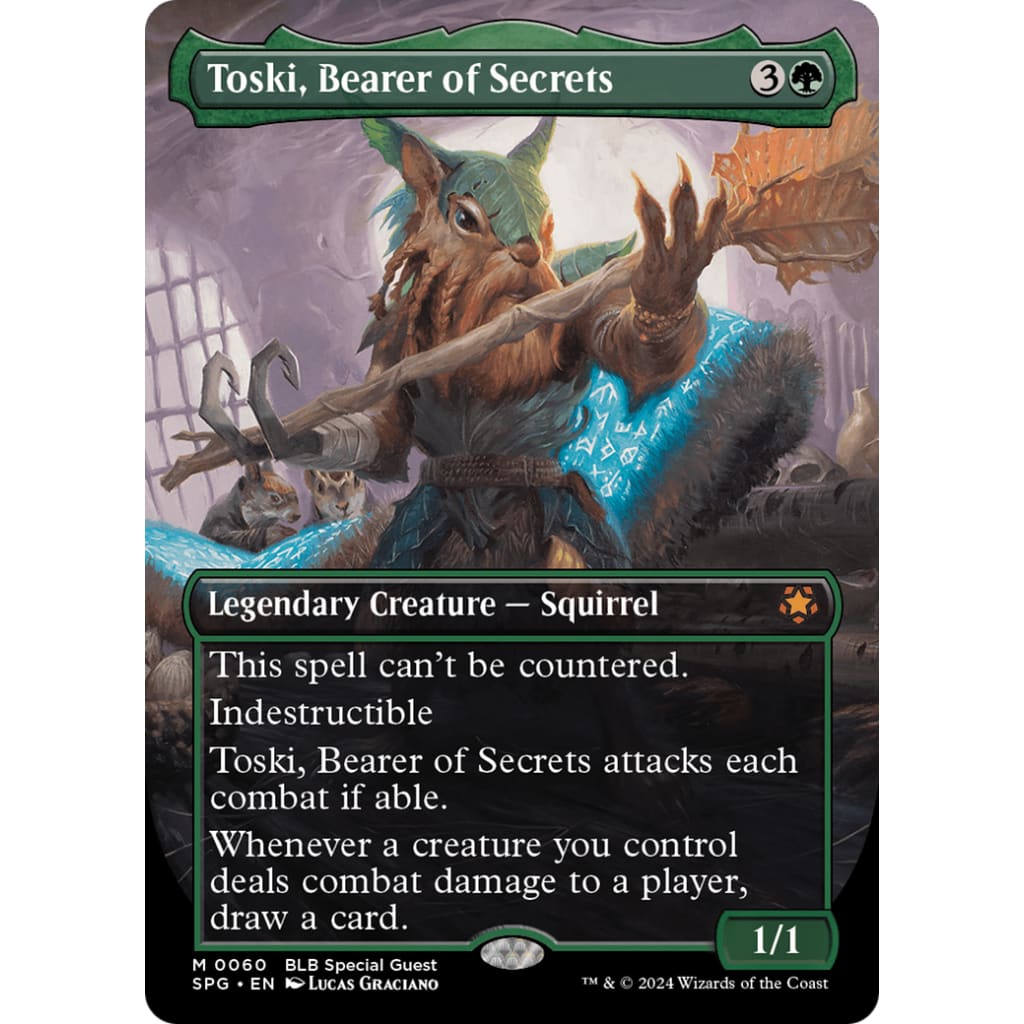 Toski Bearer of Secrets (SPG-060) (Borderless) - Single