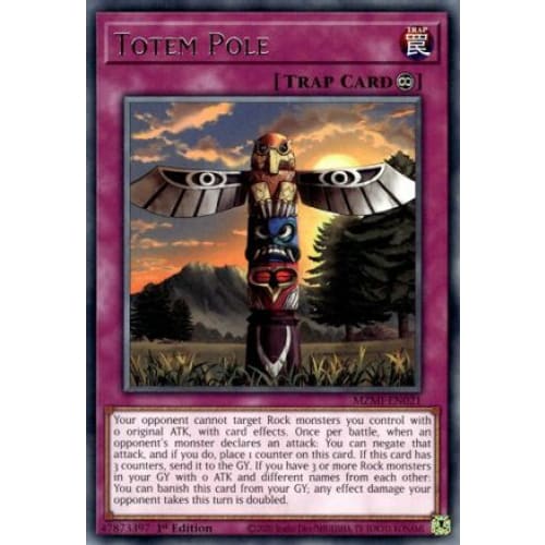 Totem Pole - MZMI-EN021 Rare 1st Edition - Single