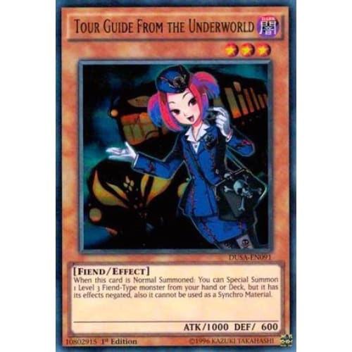 Tour Guide From the Underworld (DUSA-EN091) Ultra Rare 1st