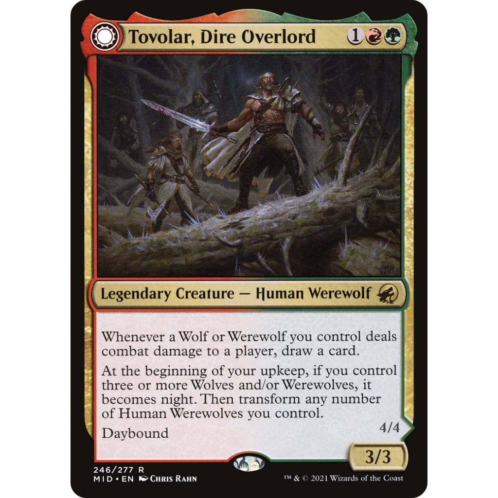 Tovolar Dire Overlord // the Midnight Scourge (MID-246):
