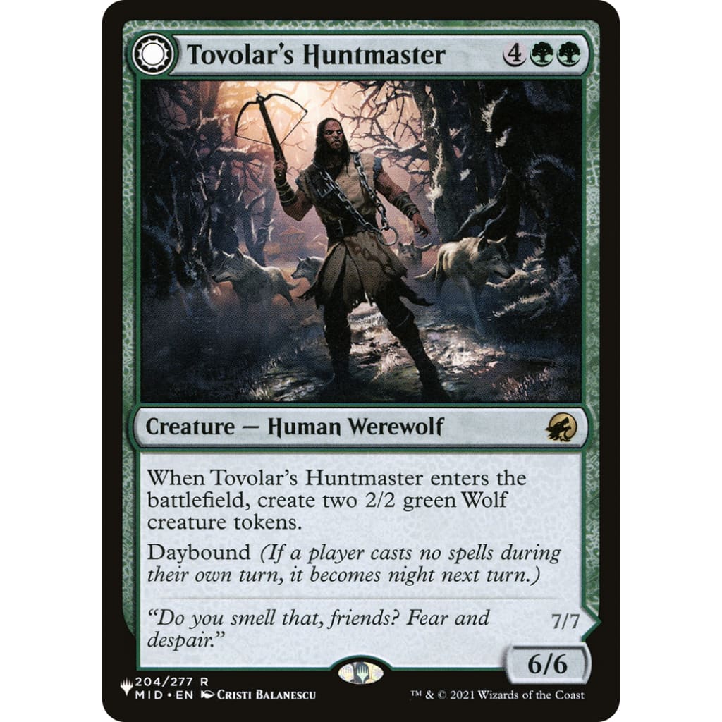 Tovolar’s Huntmaster // Packleader (PLST-MID-204): (Double