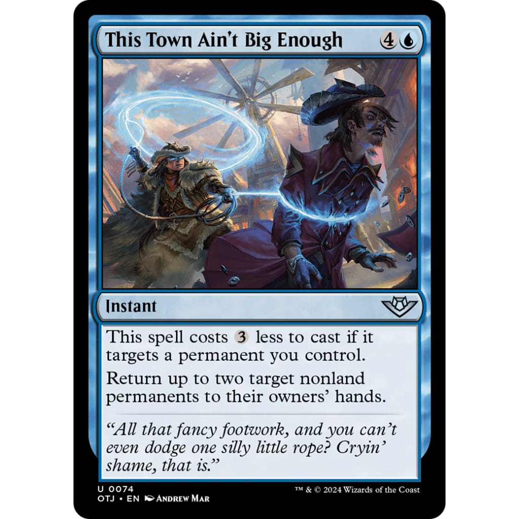 This Town Ain’t Big Enough (OTJ-074) Foil - Single