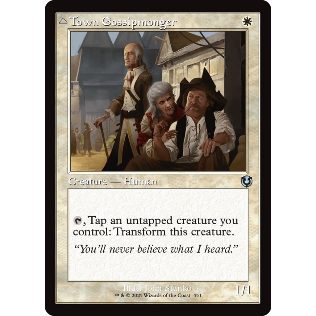 Town Gossipmonger // Incited Rabble (Retro Frame) (INR-451)