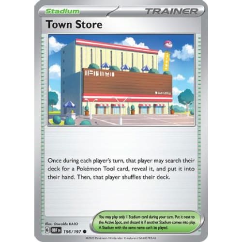 Town Store (196) Common Reverse Holofoil - Single