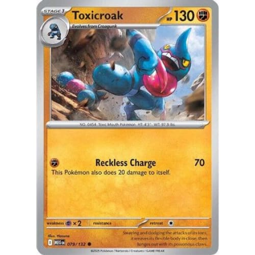 Toxicroak (79) Common Reverse Holofoil - Single