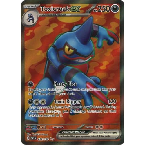 Toxicroak ex - 232/198 (232) Ultra Rare Holofoil - Single