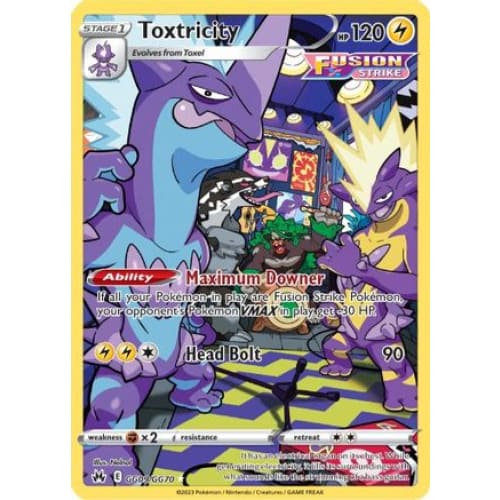 Toxtricity (GG09) Holo Rare Holofoil - Single