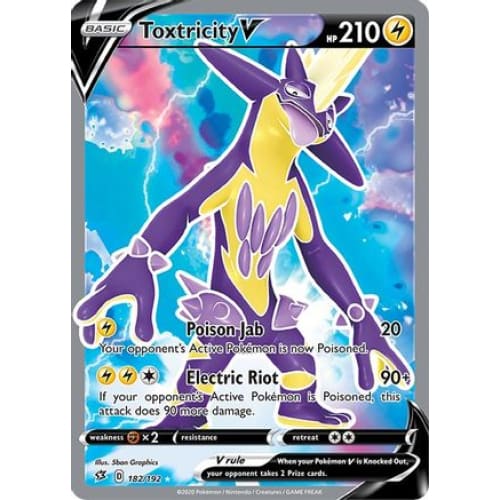 Toxtricity V (182/192) Ultra Rare Holofoil - Single