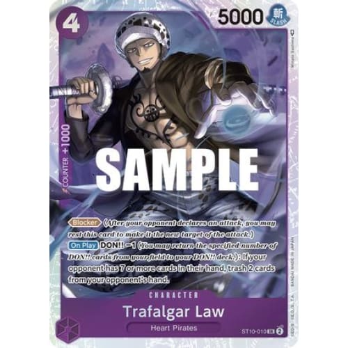Trafalgar Law (010) ST10-010 SR Ultra Deck: The Three