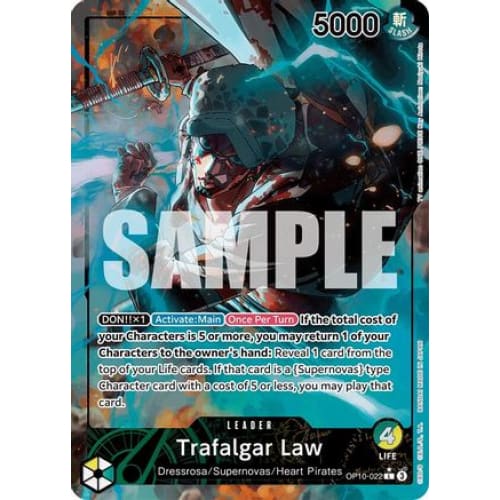Trafalgar Law (022) (Parallel) OP10-022 L Royal Blood Foil