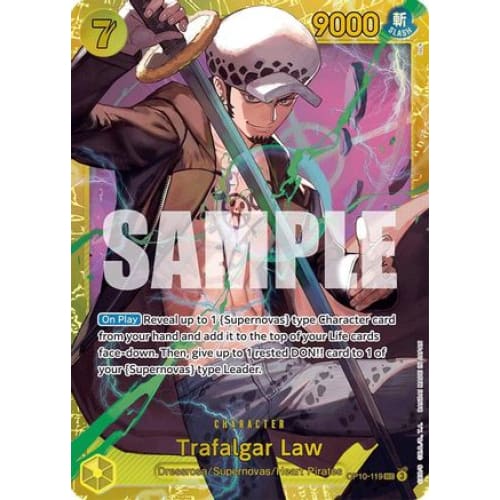 Trafalgar Law (119) OP10-119 SEC Royal Blood Foil - Single