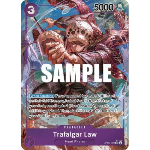 Trafalgar Law (Alternate Art) (069) OP05-069 SR Awakening