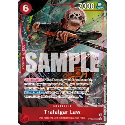Trafalgar Law (Alternate Art) PRB02-002 SR Premium Booster