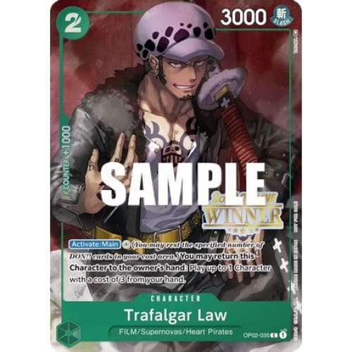Trafalgar Law (Offline Regional 2023) [Winner] OP02-035 PR