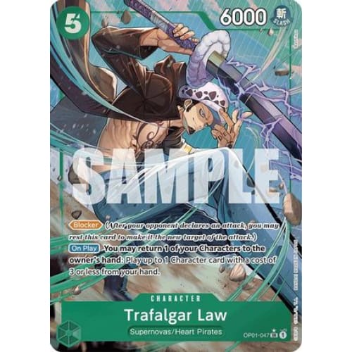 Trafalgar Law (OP01-047) (Alternate Art) OP01-047 SR