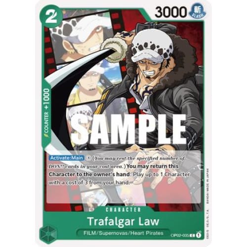 Trafalgar Law OP02-035 C Paramount War - Single