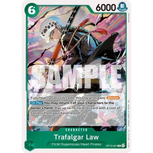 Trafalgar Law OP13-031 R Carrying On His Will Foil - Single