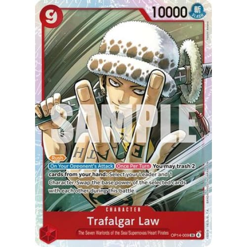 Trafalgar Law - OP14-009 SR The Azure Sea’s Seven Foil