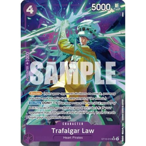 Trafalgar Law (ST10-010) (Alternate Art) ST10-010 SR