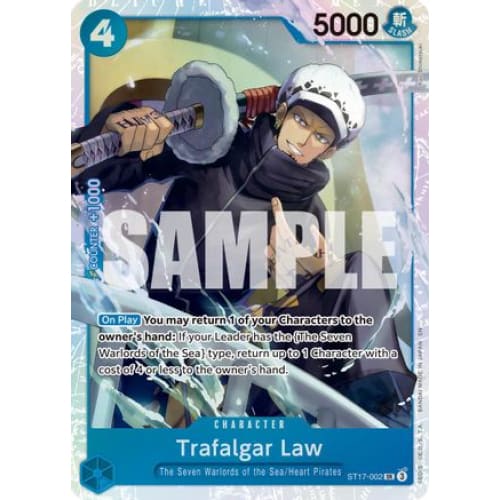 Trafalgar Law - ST17-002 (Reprint) SR Premium Booster -The