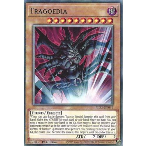 Tragoedia - PHRE-EN046 Rare 1st Edition - Single