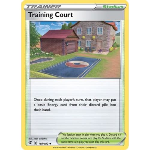 Training Court (169/192) Uncommon Reverse Holofoil - Single